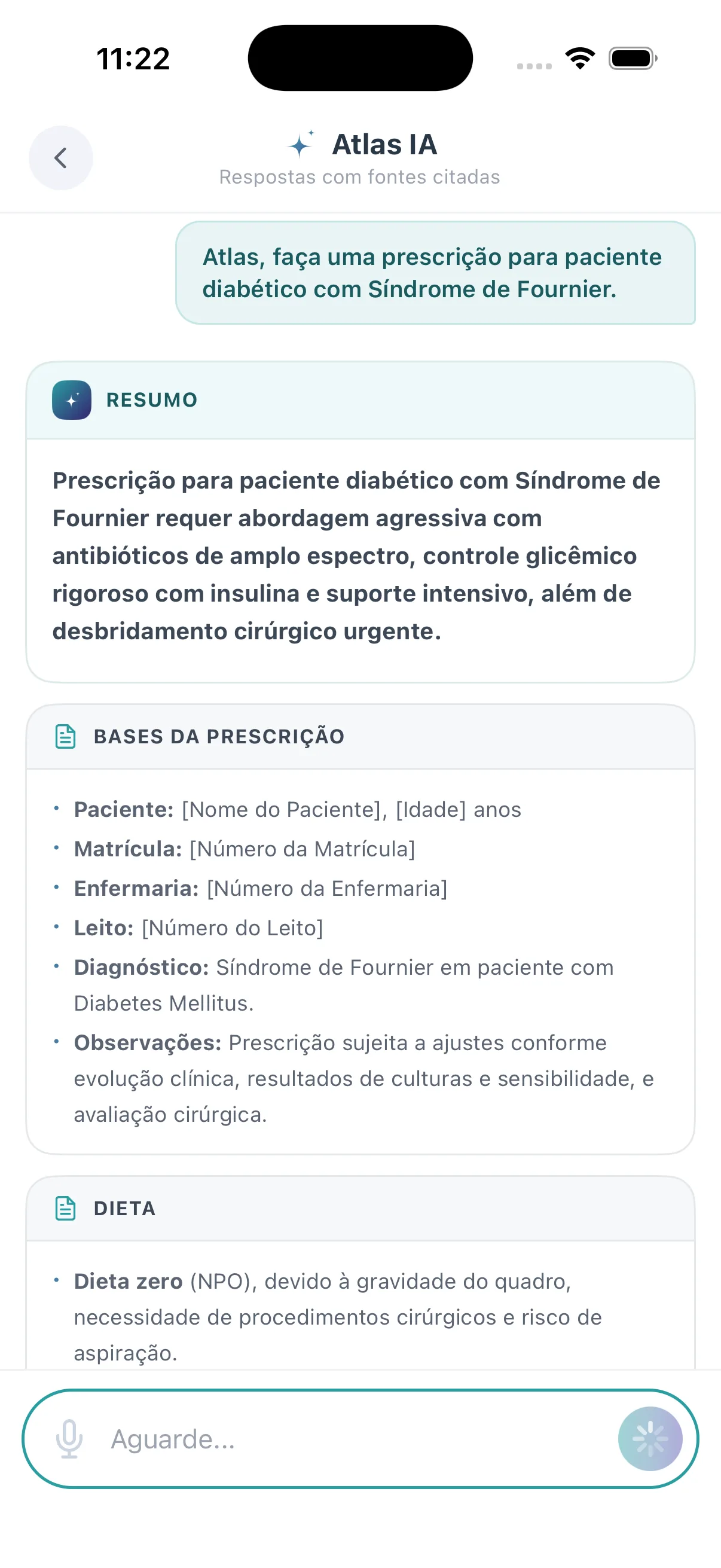 Atlas 2.0 — prescrição estruturada